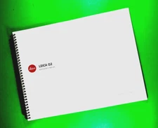 COMPLETE Owners Manual for Leica Q2 233 Pages W/Clear Covers!