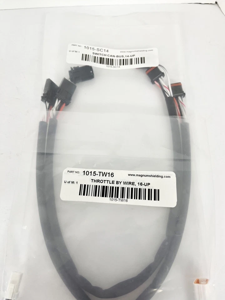 Kit de cables de control Harley Davidson 18-23 Softail ABS negro perla blindaje Magnum Foto 4 de 4