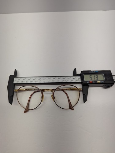 Brooks Brothers Italy BB101 1007 50-20-135 Demi Amber/Gold Eyeglasses Frame Only - Picture 8 of 10