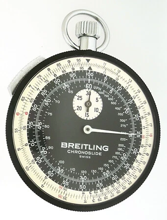 Breitling Watch Flyback Chronoslide Swiss No. 1192081 slide for stopping