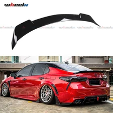 FOR 18-24 TOYOTA CAMRY YOFER STYLE GLOSS BLACK TRUNK DUCKBILL HIGH KICK SPOILER