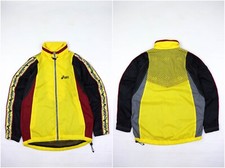 80-90s Vintage Asics Reflective 3D Print Track Windbreaker Jacket Size L