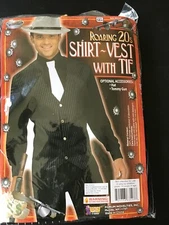 Forum Novelties Roaring 20s Shirt ~Vest With Tie