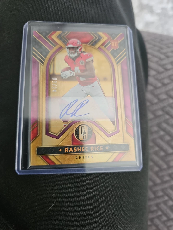 2023 Gold Standard FOTL Purple 3/24 Rookie Auto Rashee Rice - Image 2 of 4