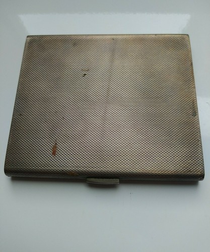 ARGENTO Tabacchiera Portasigarette misura mm.96,00 X MM.85,00 ALTEZZA MM.0,80 - Foto 7 di 9