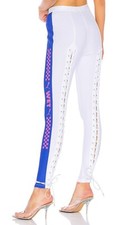 Collant allacciato schiena Puma By Rihanna Fenty X elastico in vita bianco BAGNATO X-Small *LEGGI