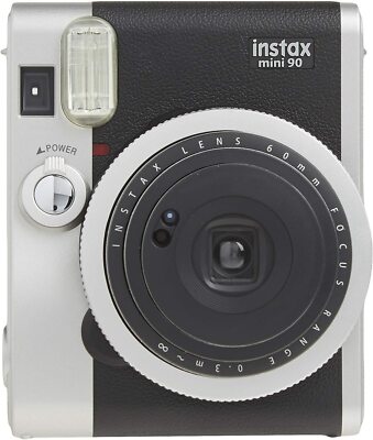 FUJI FILM INSTAX MINI 90 ネオクラシック BLACK Fujifilm Instax Mini 90 Neo Classic Instant Film Camera - Black