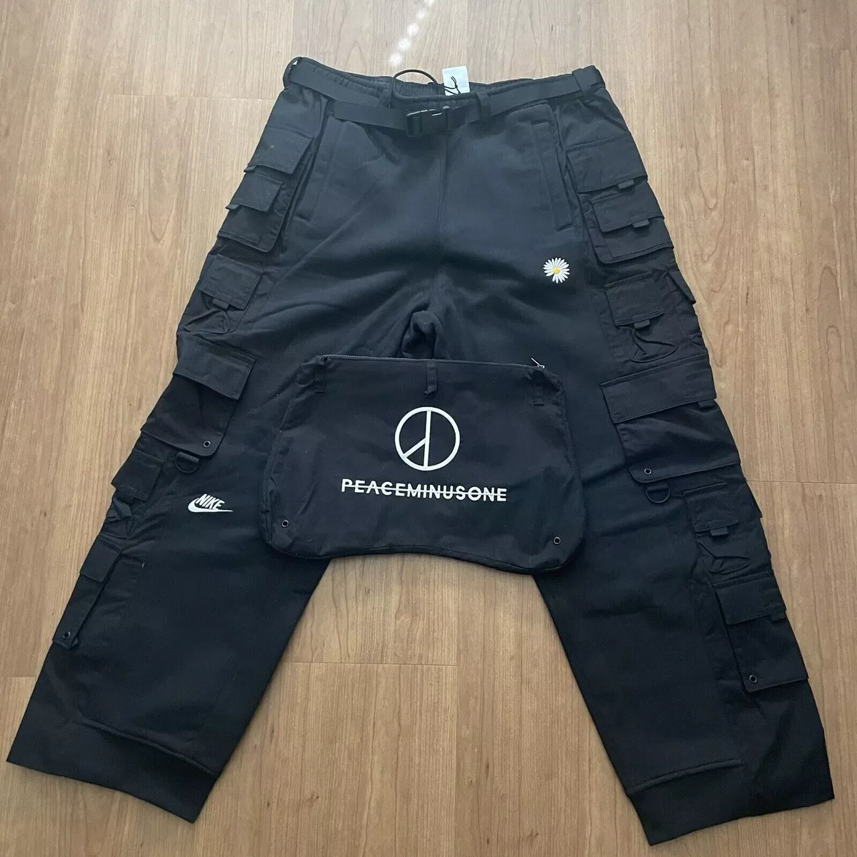 Nike x Peaceminusone G-Dragon Wide Pants Black - Size L DR0095-010