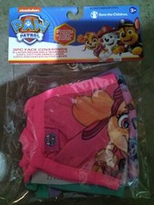 Paw Patrol Pink Lilac Masks Face Coverings 3 Pack with Adjustable Ear Strap T18