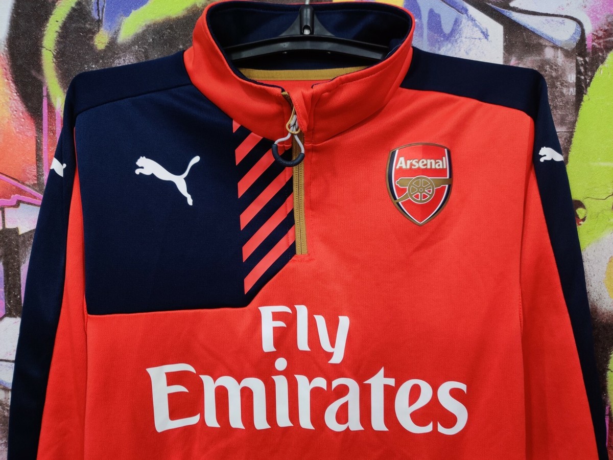Arsenal London Football Soccer Longsleeve Jersey Training Top Puma