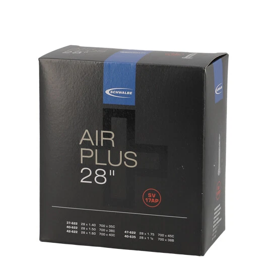 Chambre a air velo 700 x 35-45 schwalbe air plus renforce valve alu presta obus - Photo 1/1