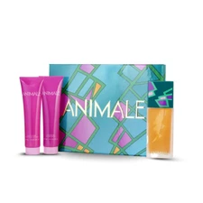 Animale Ladies 3 Pc Gift Set Edp Spray 3.4 Oz & Body Lotion 3.4 Oz & Shower Gel