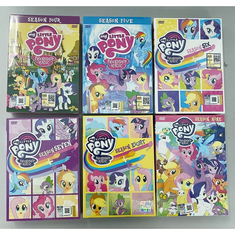 My Little Pony: Friendship Is Magic Season 4,5,6,7,8,9 DVD ~ All