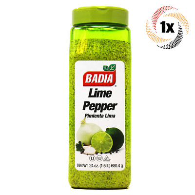 1x Shaker Badia Lime Pepper Seasoning | 24oz | Gluten Free & Kosher