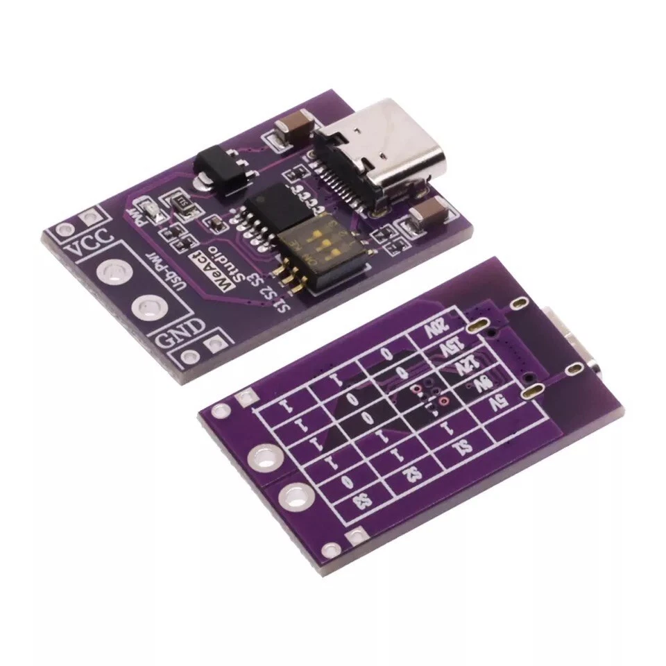 USB-C PD Decoy Module Quick Charge Trigger Module DC Digital Display Voltage