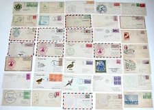 First Day Issue Stamp/Envelope Lot Of 35 Stamped 1930s Some Sealed