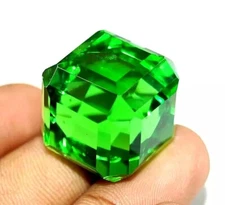 GREEN Topaz Extremely Rare Cube Cut 100+ Natural EGL Certified Loose Gemstone