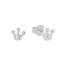 Princess Lillifee Children Earrings Ear Studs Silver Crown 2037931