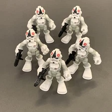 5PCS Playskool Star Wars Galactic Heroes Imperial AT-AT Driver Pilot Figures 2.5