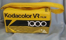 Vintage 1983 KODAK Kodacolor VR1000 Film Vinyl Cooler Insulated Bag