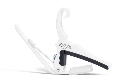 Kyser Kg6wa Quick-Change Acoustic Capo - White - 第 1/3 張圖片