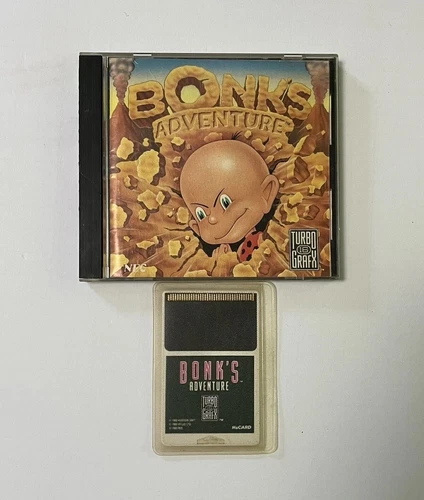 TurboGrafx-16 - BONK'S ADVENTURE, CIB, 1990 Complete