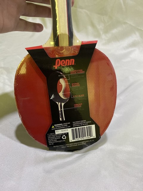 penn 3.0 competition table tennis paddle