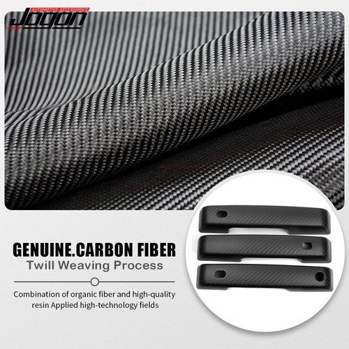 Matte Carbon Exterior Door Handle Trim For Ford Bronco 2021-2024 Raptor Two Door - Picture 13 of 13