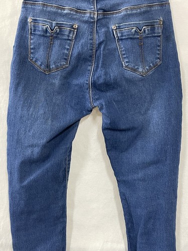 Bamboo Girls Kids Blue Cotton Denim Jeans Size 7/8 - Picture 10 of 16
