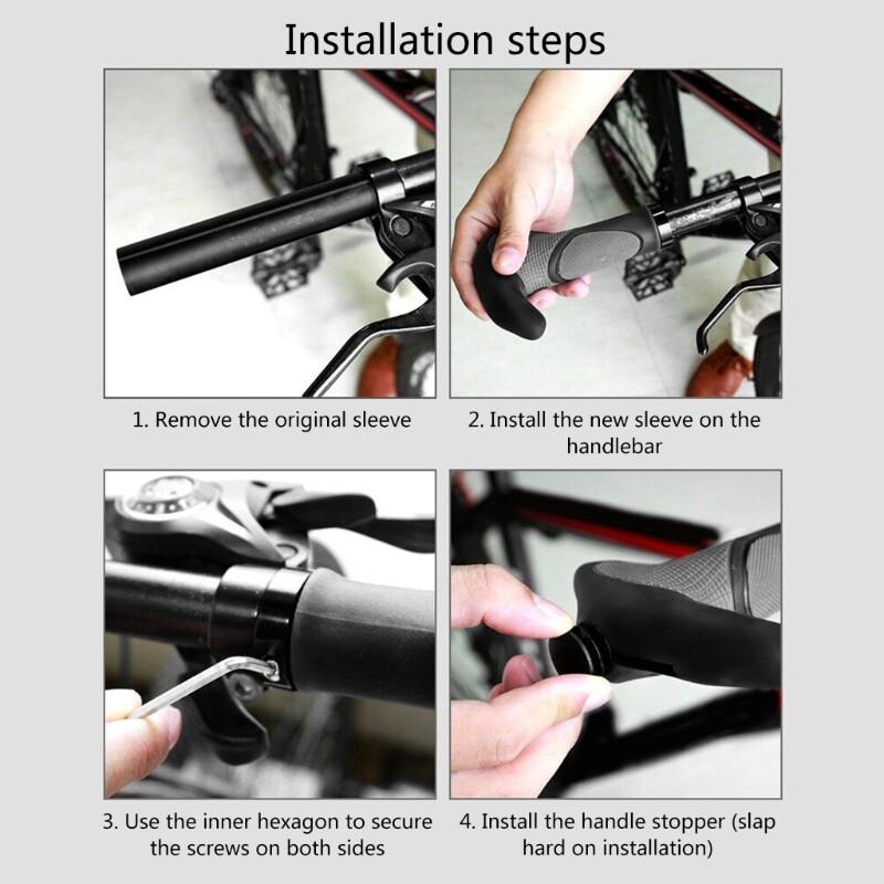 Ergonomic City Bicycles Handlebar Grips Nonslip Comfort Mountain Bike