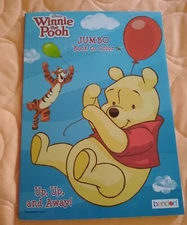 Disney Winnie The Pooh Jumbo Coloring & Activity Book Tear/Share Pages NEW! 