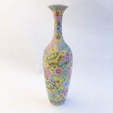 Vaso in porcellana fine cinese traslucida guscio d'uovo