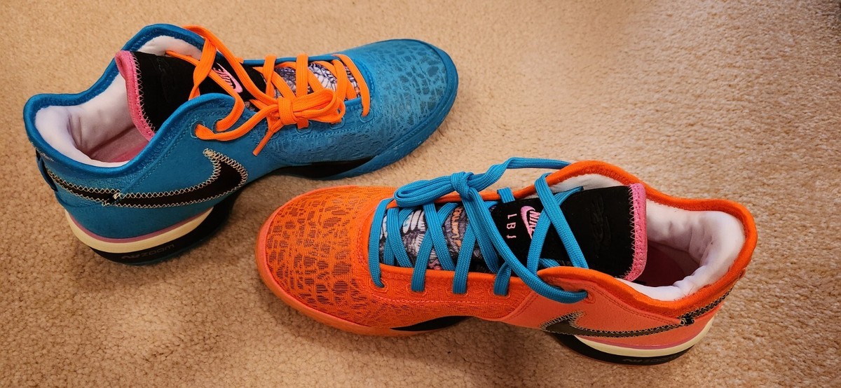 Nike Zoom LeBron NXXT Gen Blue Orange Basketball Shoes DR8784-900