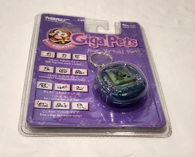 Giga Pets Microchimp Monkey Virtual Pet Tiger Electronics 1997 for
