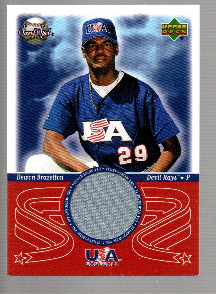 2002 Sweet Spot USA Jerseys #USADB Dewon Brazelton