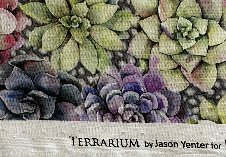 Terrario de Jason Yenter para In the Beginning 2019 algodón 34 pulgadas x 42 pulgadas de ancho Foto 3 de 4