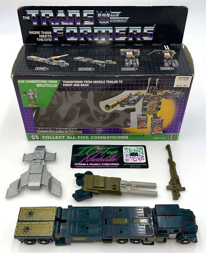 Vintage 1986 Hasbro G1 Transformers ONSLAUGHT Figure w/ Box PLEASE READ!!!