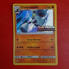 Pokemon Crabominable SM47 Stamped Prerelease Promo