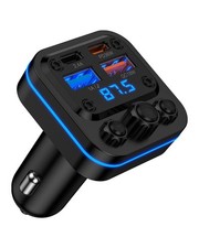 Fast Charging Bluetooth 5.4 Wireless Car Charger FM Transmitter for Car