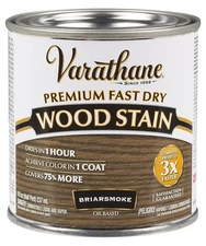 Varathane Premium Fast Dry Wood Stain, Half Pint, Briarsmoke