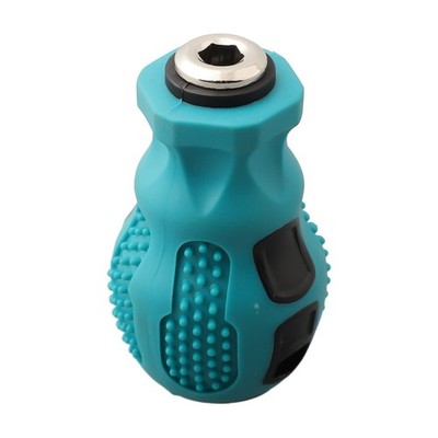 Rust resistant Screwdriver Handle with Non Slip Grip and Magnetic Connection