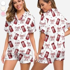 Dr Pepper Pajamas   Women  s Soda Lover PJs  Gift for Dr Pepper Fans