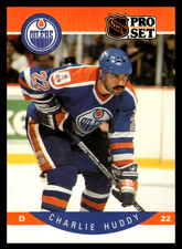 1990 Pro Set Charlie Huddy #85 Edmonton Oilers NHL Hockey