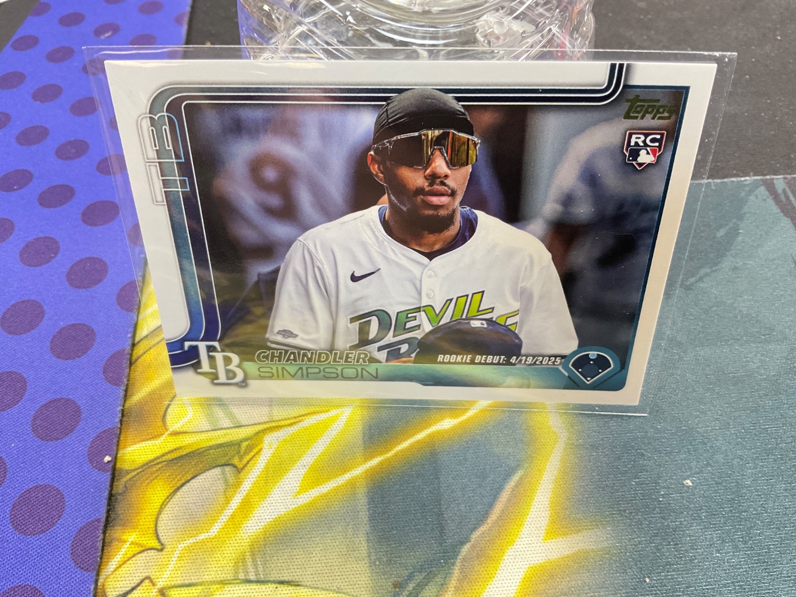 Chandler Simpson Golden Mirror Image SSP 2025 Topps Update #US349