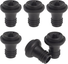 6 Pack Wine Saver Vacuum Stoppers Reusable Silicone Bottle Sealer for Wine