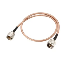 UHF () Male to N-Type Male Antenna Cable RG400 Coax Cable 0.6M/2Ft