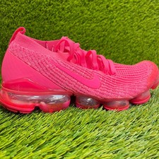 Nike Air VaporMax Flyknit 3 Womens Size 7 Pink Athletic Running Shoes Sneakers