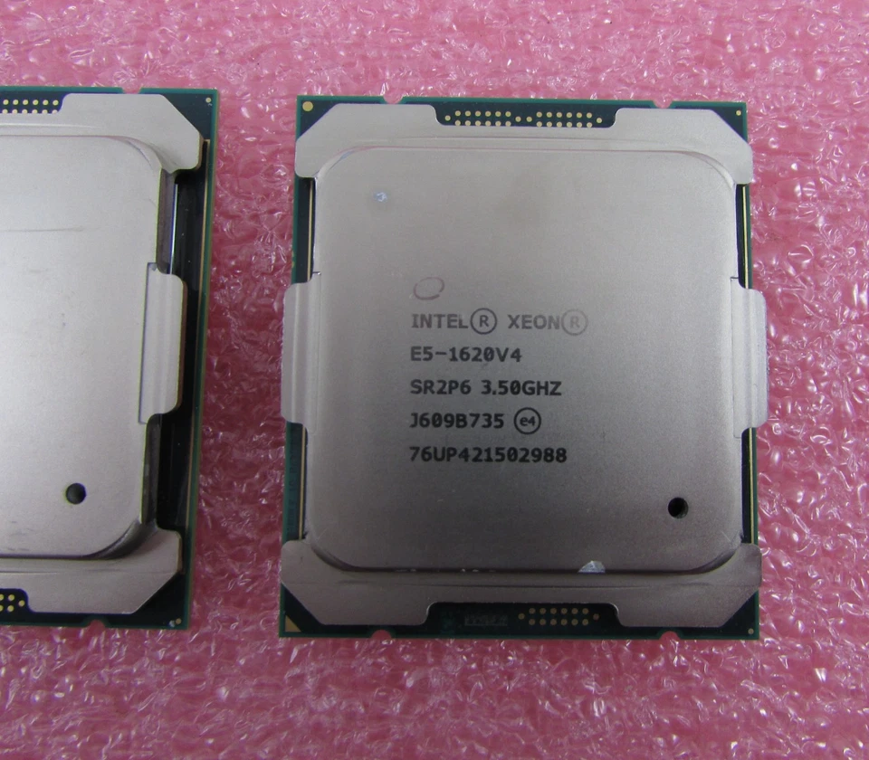 Lote de 2 procesadores CPU Intel Xeon E5-1620V4 SR2P6 3,50 GHz 10 MB LGA 2011 Foto 2 de 3