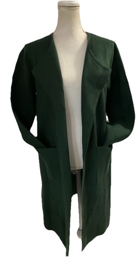 Merokeety A Nuevo Verde Doble Tejido Sobre Talla Suéter Cárdigan Abrigo Abierto Talla M - Imagen 5 de 14