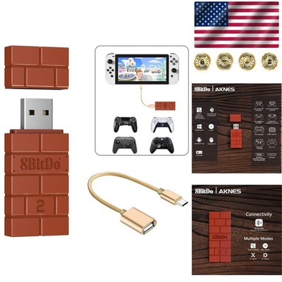 Universal USB Wireless Dongle for Switch 2, PS5, Xbox, and More Controllers